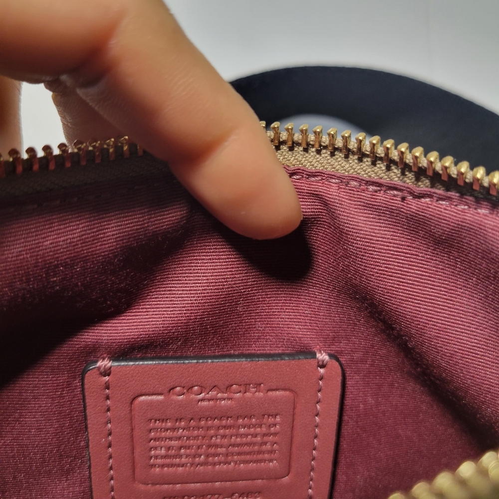 Coach Dempsey Shoulder Bag in Signature Jacquard With Stripe and Patch - Picture 9 of 13